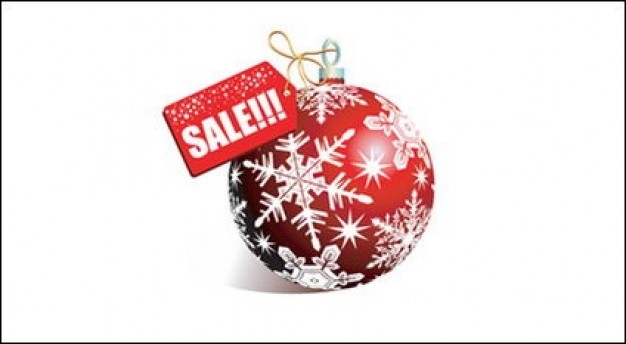 Christmas tag Snowflake snowflakes discount price reduction about Christmas ball