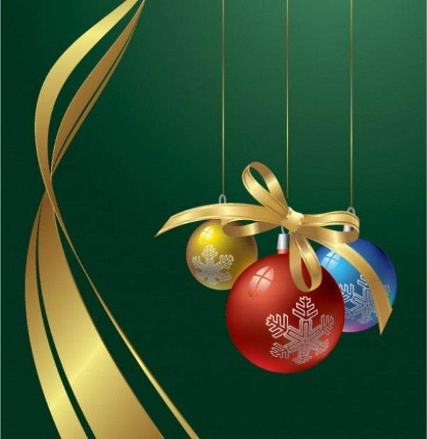 Christmas three Holiday christmas balls background about Christmas balls Christmas decoration