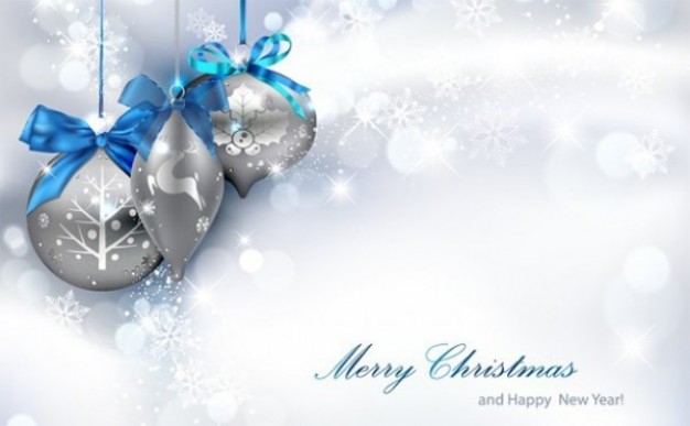 Christmas winter Holiday silver balls illustrator background about Christmas holiday card design