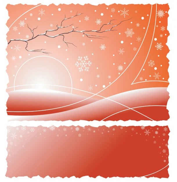 Christmas winter Snowflake morning with snowflakes abstract pink background