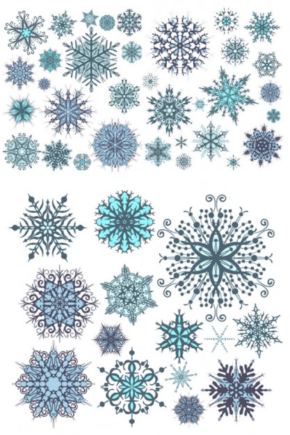 Crafts all kinds snowflake of patterns about Ironside Christmas