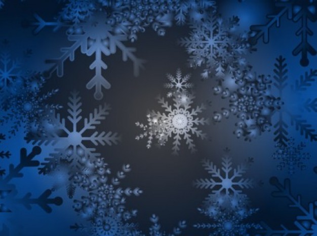dark snowflakes christmas over abstract background