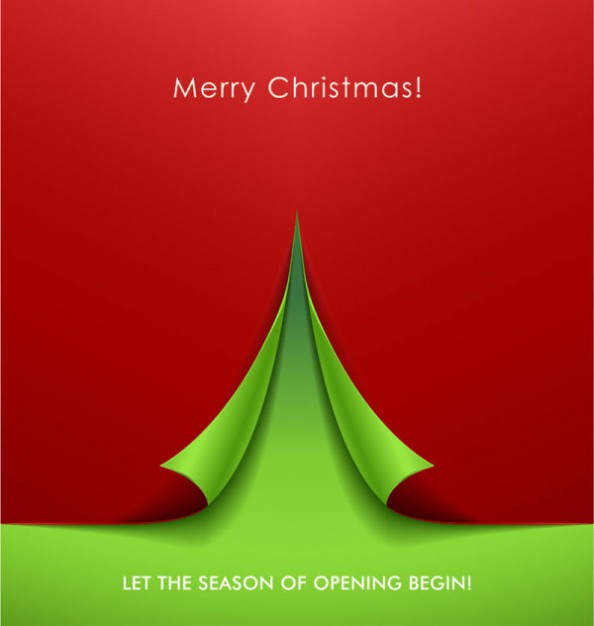 exquisite volume angle background in red and green for merry Christmas