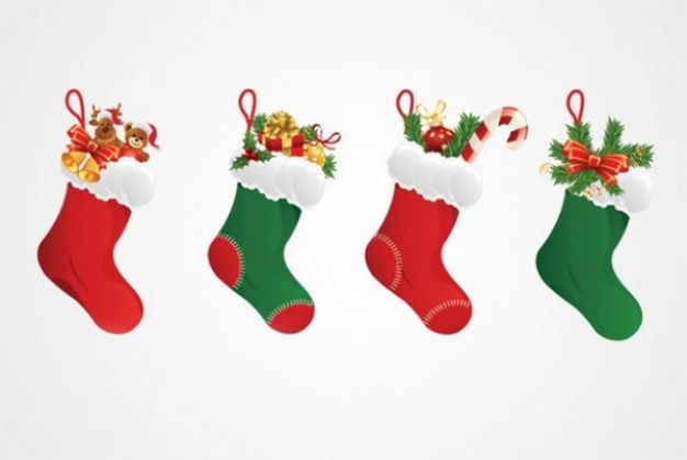 four Holiday christmas boots with branch about Shopping Stockings