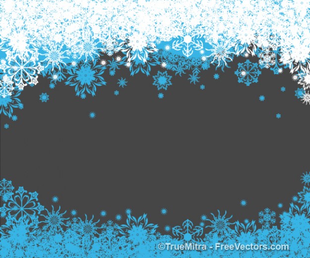 Frozen Business background with snowflakes in floral shape about Food and Related Products Graphics