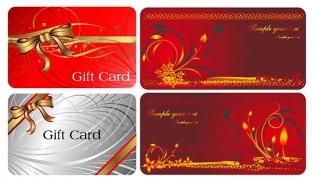 Gift card Christmas beautiful and practical gift cards material about Shopping Gifts