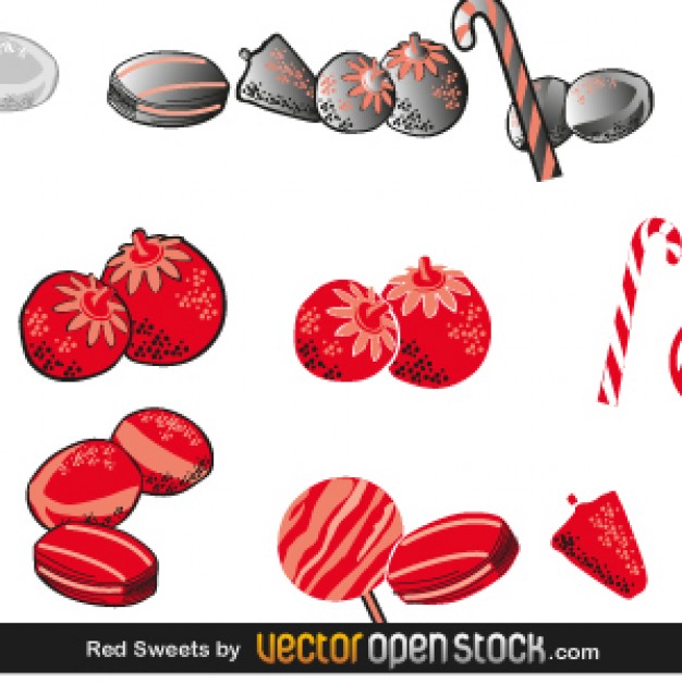 Lollipop red Shopping candy vectors about Candy gift