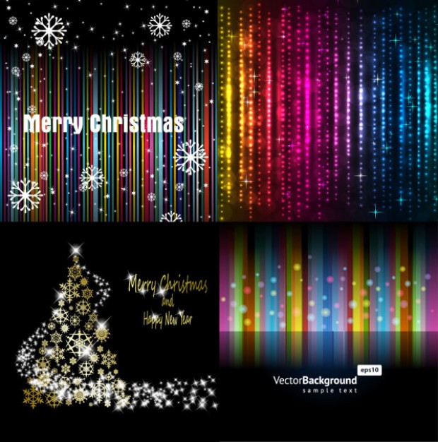 Mardi Gras bright holiday star and snowflake background about Christmas card design