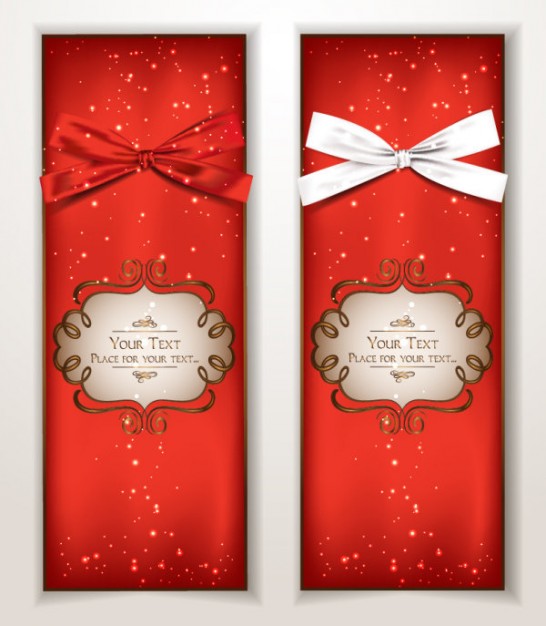 red Banner text Berry banner with ribbon about Crafts Arts