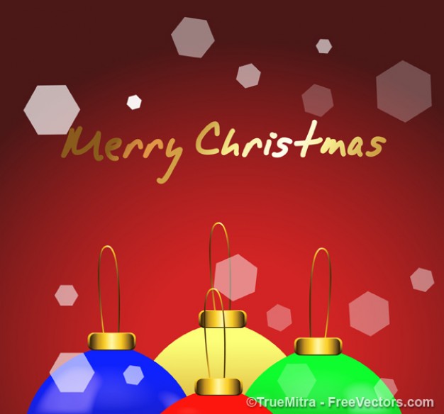 red fine christmas background with ornaments ball and grids