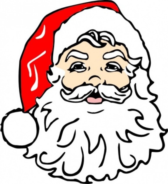 Santa Claus classic Christmas santa clip art about Christmas character