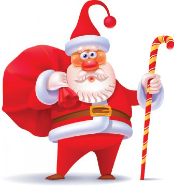 Santa Claus lovely Christmas santa claus material about Holiday element