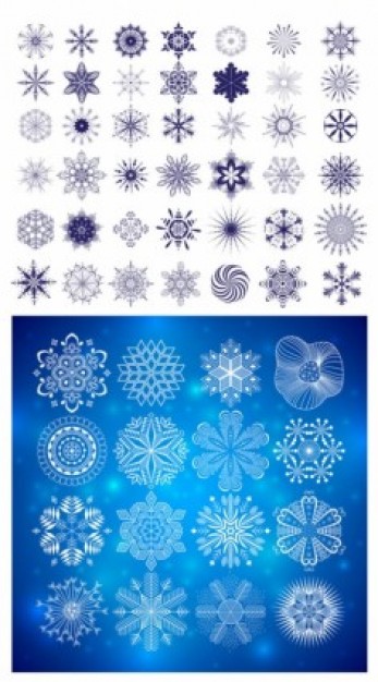 snow Craft graphic pattern about winter snowflakes material