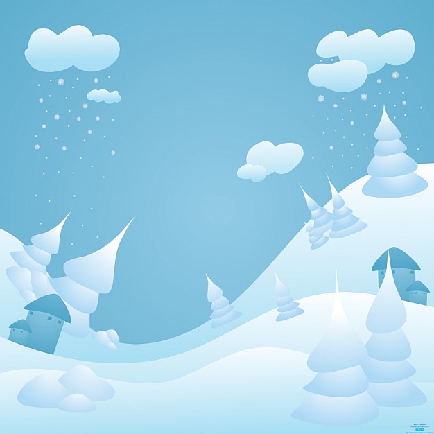 snow landscape e card about winter snow scene Templates