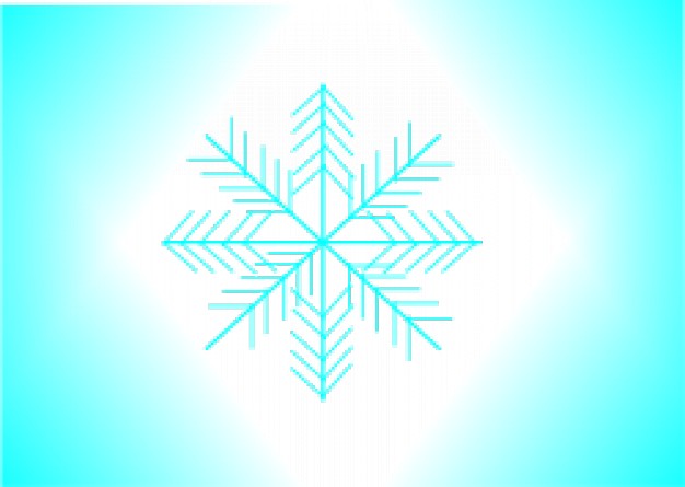 Snowflake Snow with thin lines about Graphics Christmas