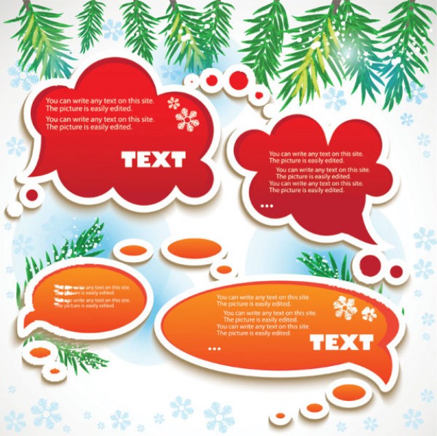 Speech texture orange Sticker and red speech bubbles about Arts Animation