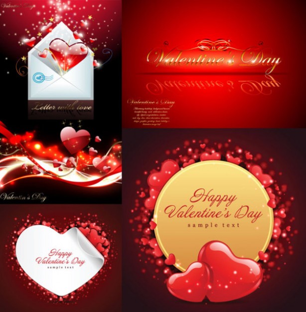 valentine day Greeting card day greeting cards material about Christmas Saint Valentine