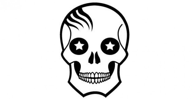 Black-and-white stars Photography skull about Arts Photographers