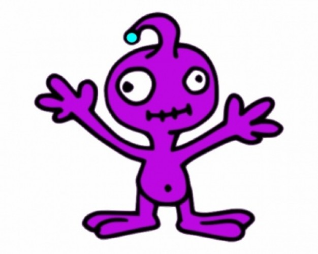 Clip art invader Holidays purple clip art about character design