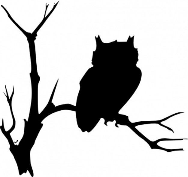 Clip art owl clip art with branch background about TinEye Creative Commons