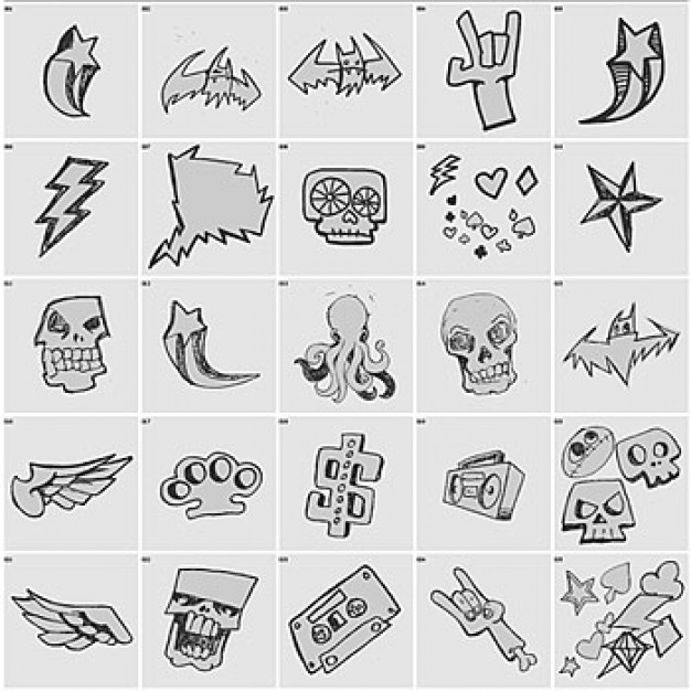 halloween element clip art material with hand painted style