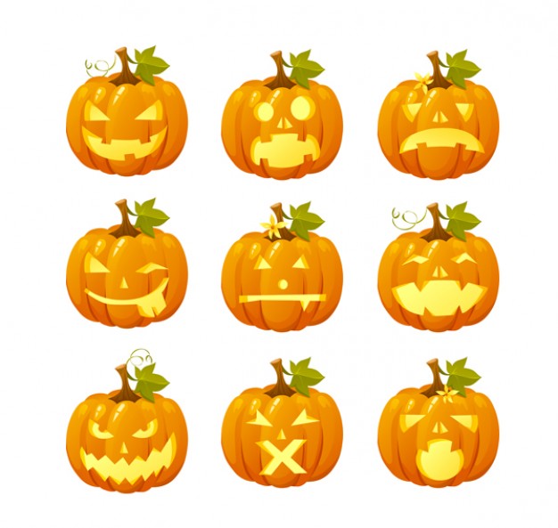 Halloween Pumpkin head emoticon about Holidays Jack-O-Lantern