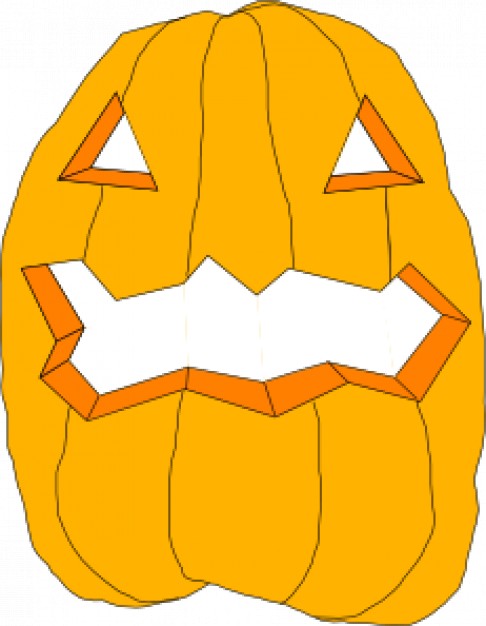 halloween puppkin mask vectors with white background