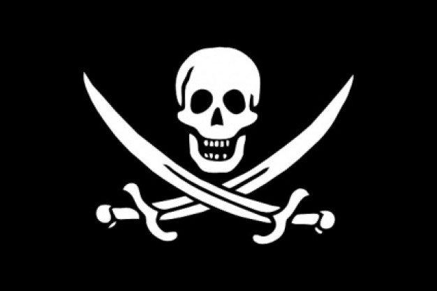 pirate jack rackham and sword clip art