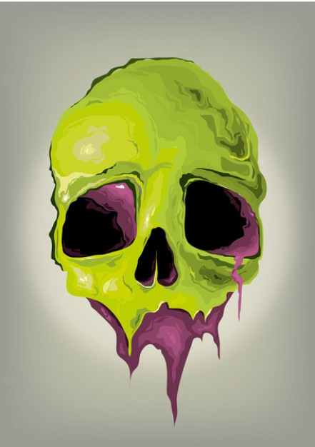 Skull and Bones liquid Human skull with grey background about Skull Thomas Aquinas