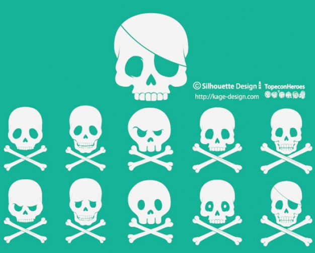 skulls Caribbean with blue background about Travel and Tourism Language