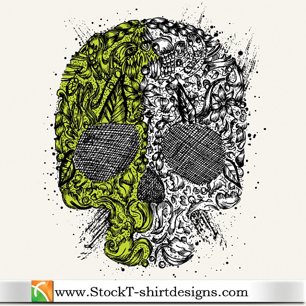 T-shirt Clothing designs with yinyang about pattern