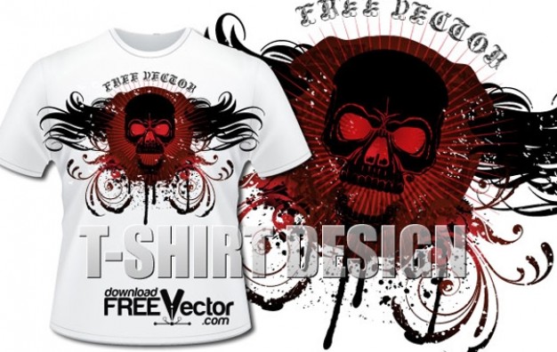 T-Shirt template Chocolate t shirt design about halloween T-shirt style