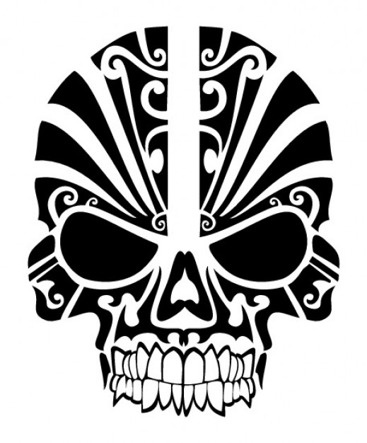 Tattoo skull Bodyart tribal mask tatoo about art Studios