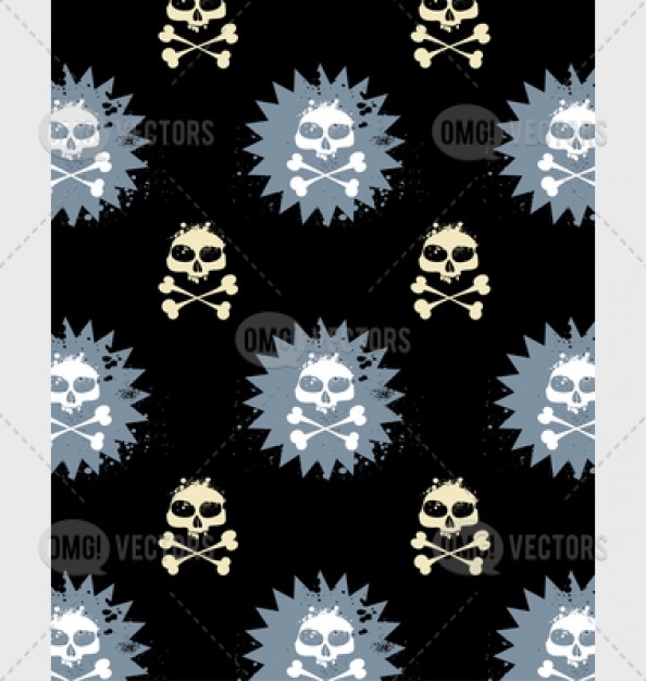 texture seamless Graphics with skulls about dangerous sign Art