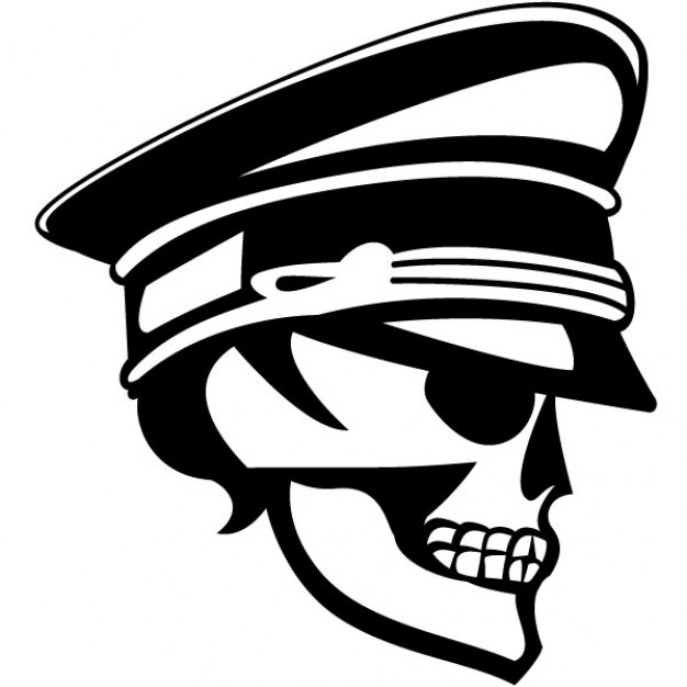 Yale University skull Bones with military hat background about Organizations Ironside